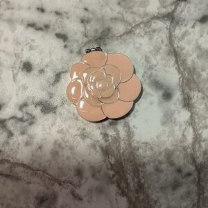 Camila Metal double mirror Compact  - Pink